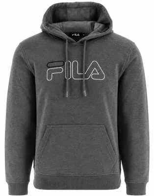 Produktbild von M|FILA "Zack" Retro Hoodie Herren Kapuzen Sweatshirt LMSPM008-Charcoal