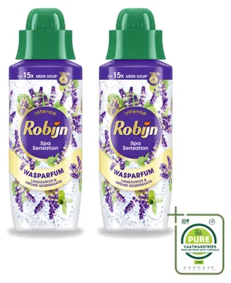 Image de 2 flacons de parfum pour lessive Robijn Intense Spa Sensation, 342 ml - Pack économique - 2 pièces