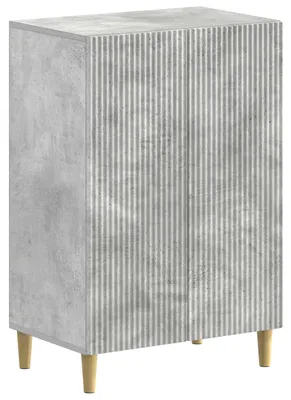 Productafbeelding van vidaXL Schoenenkast ARNHEM, 59,5 x 39,5 x 90 cm, materiaal: houtvezel, kleur: betongrijs