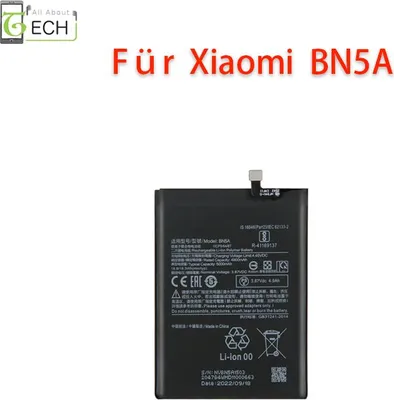 Produktbild von Für Xiaomi Redmi Note 10 5G BN5A 5000mAh Akku Accu Batterie NEU Ersatzakku