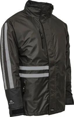 Produktbild von ELKA Working Xtreme Regenjacke 2-in-1 abnehmbare Ärmel Dunkelgrau/Schwarz 3XL