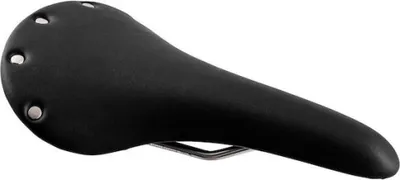 Image de Selle Procraft Retro II, 272 x 153 mm, noire - selle de vélo rétro confortable...
