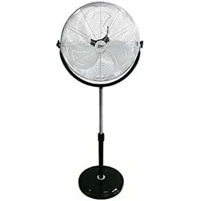 Produktbild von Freistehender Ventilator EDM 33939 Schwarz Silberfarben 120 W Industriell