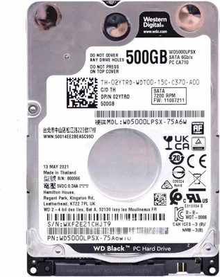 Immagine prodotto di Hard Disk 500gb Western Digital Sata 2,5" Wd5000lpsx Interno Notebook Laptop Pc