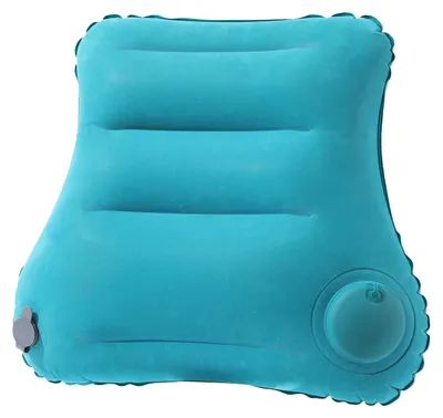 Imagen del producto de Almohada ergonómica para el cuello, color azul, 1 unidad, ideal para viajes