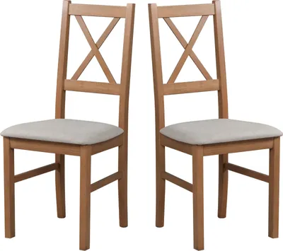 Produktbild von Leaf Design Esszimmerstühle Holz, Stuhl Buche Massiv, Stühle Esszimmer 2er Set, Holzstuhl - Esstischstühle, Küchenstühle 2er Set NILO 10 hell nussbaum