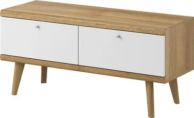 Obrázek produktu pro Televizní stolek 107 cm PAVLIS - dub riviera / bílý