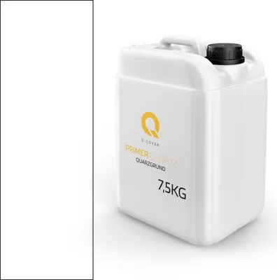 Produktbild von Q-Cover Quarzgrund Für Buntsteinputz 7,5kg Weiß M01 Acrylatdispersion Grundiermittel Innen & Außen Für Wände Ca. 0,3-0,4 Kg/M2