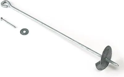 Obrázek produktu pro Kotva pro dřevěné sloupy, 50 cm - Šroubovací základna pro hřiště a ploty