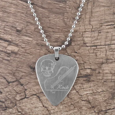 Obrázok produktu pre Gitara Pick, oceľová gitara Pick, náhrdelník Pick, náhrdelník gitara Pick, gitara Plectrum