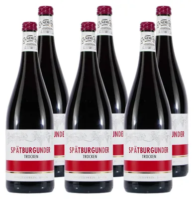 Produktbild von Landhaus Spätburgunder -trocken- (6 x 1,0L)