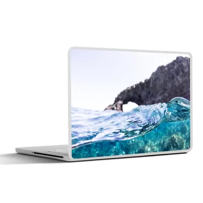 Produktbild von MuchoWow® Laptop Aufkleber Sticker Cover Wasser - Golf - Meer 32.5x23.5 cm - Sticker für Laptop - Selbstklebend