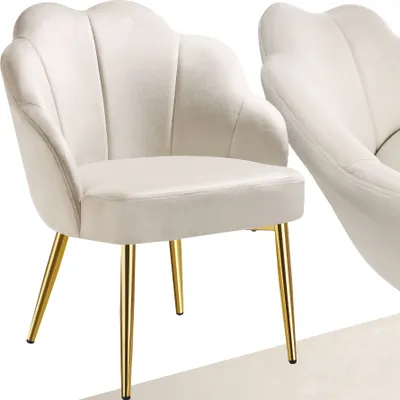 Produktbild von tectake® Cocktailsessel Hellen gepolstert, mit Samtbezug 66 x 62 x 80,5 cm