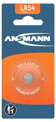 Imagen del producto de ANSMANN 5015313 ANSMANN Alkaline Knopfzelle "LR54", 1,5 Volt (V10GA)