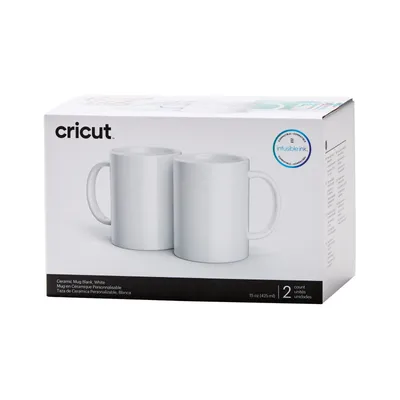 Produktbild von Cricut Blank, Set, 425 l, Weiß, Keramik, Universal, 2 Stück(e)