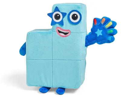 Obrázek produktu pro Plyšová hračka - Interaktivní - Zpívající - Numberblock Pět - 28 x 27 cm - Od 3 let