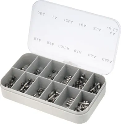 Produktbild von Eska Feinsicherungssortiment, 5 x 20 mm, Glas, flink (F), 200 Stück 520800