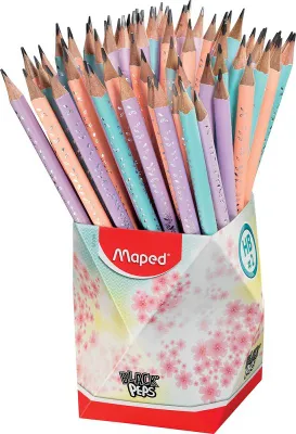Obrázok produktu pre Maped 851769, HB, Šedá, Trojuholníkový, Umenie, Grafický nákres, Koníček, Kancelária, Škola, Technical drawing, 72 kusov
