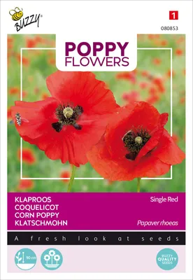 Immagine prodotto di Semi di papavero rosso Buzzy - Circa 1 gr | Buzzy_080853
