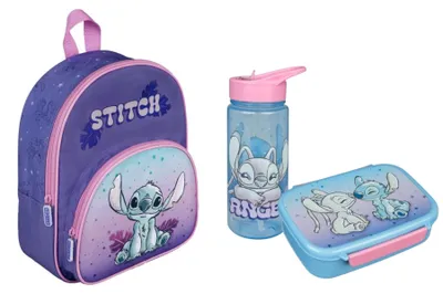 Image de Ensemble scolaire Lilo & Stitch : sac à dos et sac à lunch
