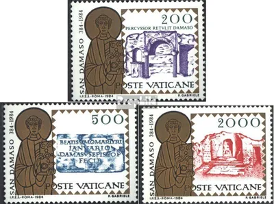 Produktbild von Briefmarken Vatikanstadt 1984 Mi 864-866 (kompl.Ausgabe) gestempelt Damasus I.