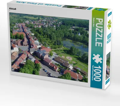 Produktbild von CALVENDO Puzzle Altstadt von Gadebusch | 1000 Teile Lege-Größe 64x48cm Foto-Puzzle für glückliche Stunden