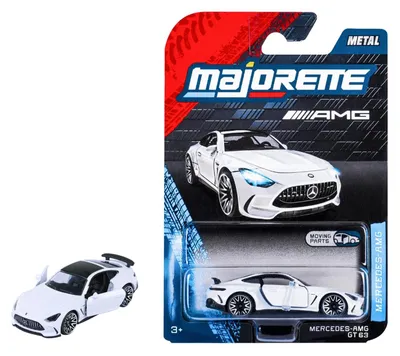 Immagine prodotto di Automobilina Mercedes-AMG GT 63 - Retrocorsa - 7,5 cm - Bianco - Carrozzeria in metallo