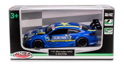Produktbild von Mercedes-AMG C63 DTM Modellauto 1:43, granatblau
