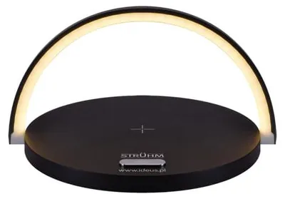 Obrázok produktu pre Stmievateľná stolná lampa s bezdrôtovým nabíjaním SATURN LED BLACK