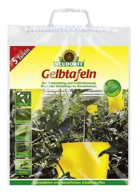 Produktbild von NEUDORFF Gelbtafeln (großformatig) 5er-Pack.