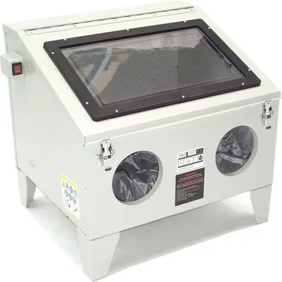 Produktbild von Sandstrahlkabine Sandstrahlgerät PROFI 195 Sandstrahlen Sandstrahler 07049 LED