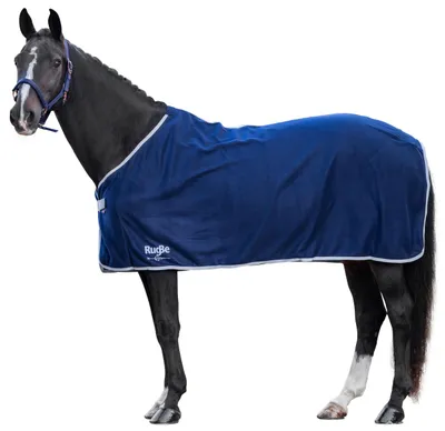 Produktbild von Fleecedecke RugBe Economic Navy 105cm - Kuscheldecke hochwertig warm