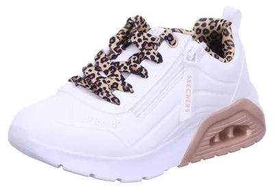 Produktbild von Skechers Mädchen UNO Lite 2.0 Leopard Stride Sneaker White, Schuhgröße:39 EU