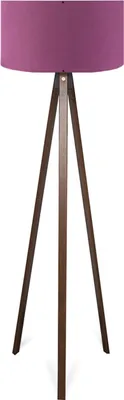 Produktbild von Opviq, AYD-2955, Stehlampen, Lila, Holz, 21 x 38 x 140 cm