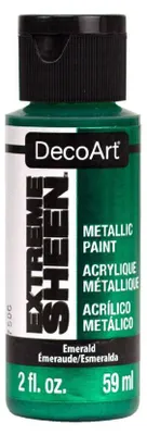 Image de DECOART Extreme Sheen peinture acrylique Effet métallique 59 ml, Emerald