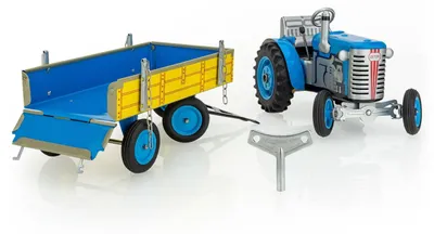 Obrázek produktu pro _Traktor s valníkem - modrý plast disky KOVAP