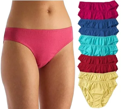 Produktbild von 10er-Pack Damenslips Sophia Slip im Multipack aus Baumwolle Unterhosen in 5 Farben, Gr. 40/42