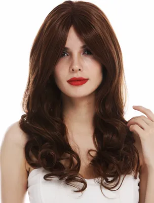 Produktbild von WIG ME UP Perücke 3 Scheitel Monofilament Lace lang glatt zu Locken Braun Kupfer Blond TYM-699-MF-27/30/6