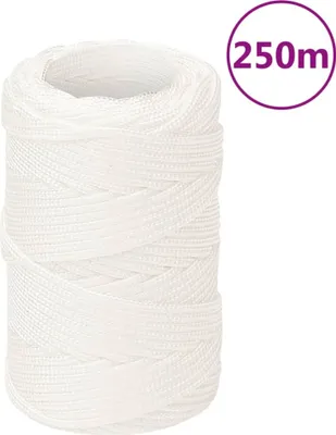 Produktbild von "Winter Sale" Bootsseil Weiß 2 mm 250 m Polypropylen - Gartenmöbel & Zubehör clorisNeu6276707