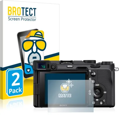 Produktbild von 2x BROTECT Schutzfolie für Sony A7C Displayschutz Displayschutzfolie Folie Matt Entspiegelungsfolie