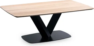 Produktbild von Couchtisch >Toronto< in Wildeiche / schwarz - 120x44x70 (BxHxT)