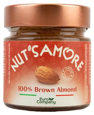 Produktbild von NUTS AMORE Amandel Bruin Pasta 175g – Feine Mandelcreme, natürlich & vielseitig