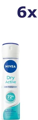 Produktbild von 6x NIVEA Deodorant Dry Fresh Anti-Transpirant Spray 150 ml