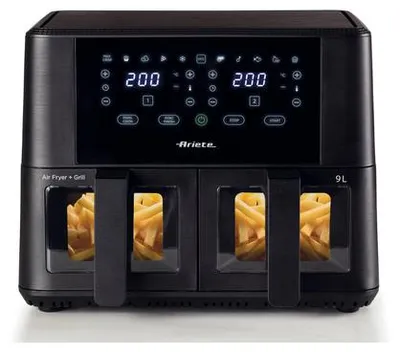 Obrázok produktu pre Ariete 4631/00, Teplovzdušná fritéza, 9 L, 3,6 kg, 35 °C, 200 °C, Dvojitý