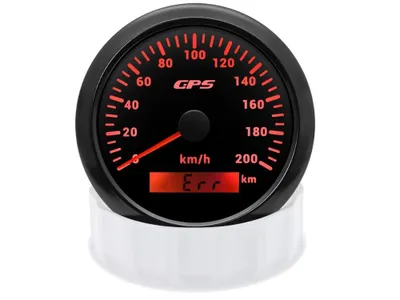 Zdjęcie produktu dla Tachometr GPS 85 mm 200 km/h IP67 7 kolorów LED Tachometr Motocykl Samochód Łódź
