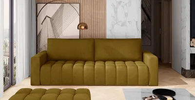 Produktbild von Klassische Dreisitzer Couchen Polster Sofa 3Sitzer Textil Couchen Stoffsofa Neu