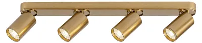 Image de Rabalux 73078 Spots lampen Mirina GU10 4X MAX 5 Metall Aluminium golden