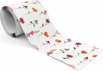 Produktbild von Muralo Selbstklebende Bordüre Tapetenbordüre Blumen Blätter Feldpflanzen Wandtattoo