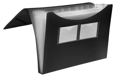 Produktbild von FolderSys Fächermappe 7 Fächer schwarz
