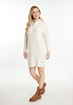 Produktbild von SAPORTA damen kleid - wollweiss, XS